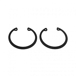 Стопорные кольца - деталь, представляющая собой незамкнутое кольцо иногда с дополнительными элементами, для фиксации других деталей на валу или в отверстии.